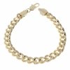 3515 Bransoletka elegancka złota 19cm pozłacana 14k 